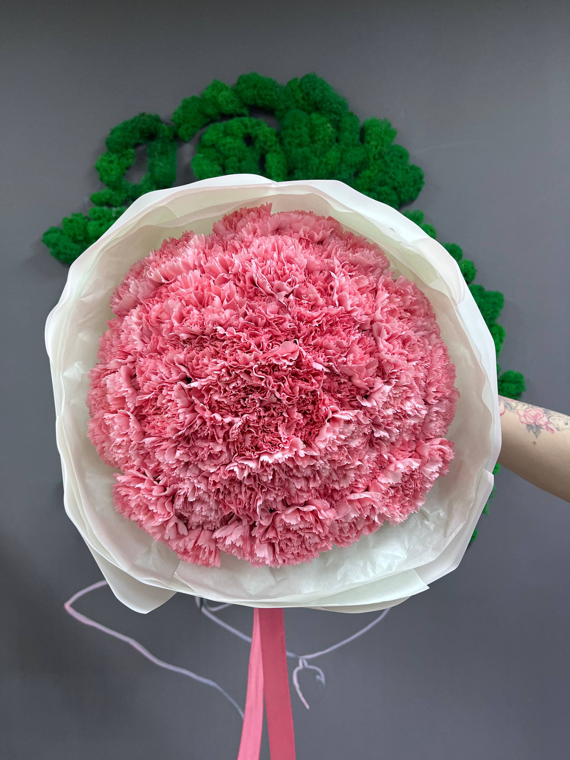 51 розовый диантус