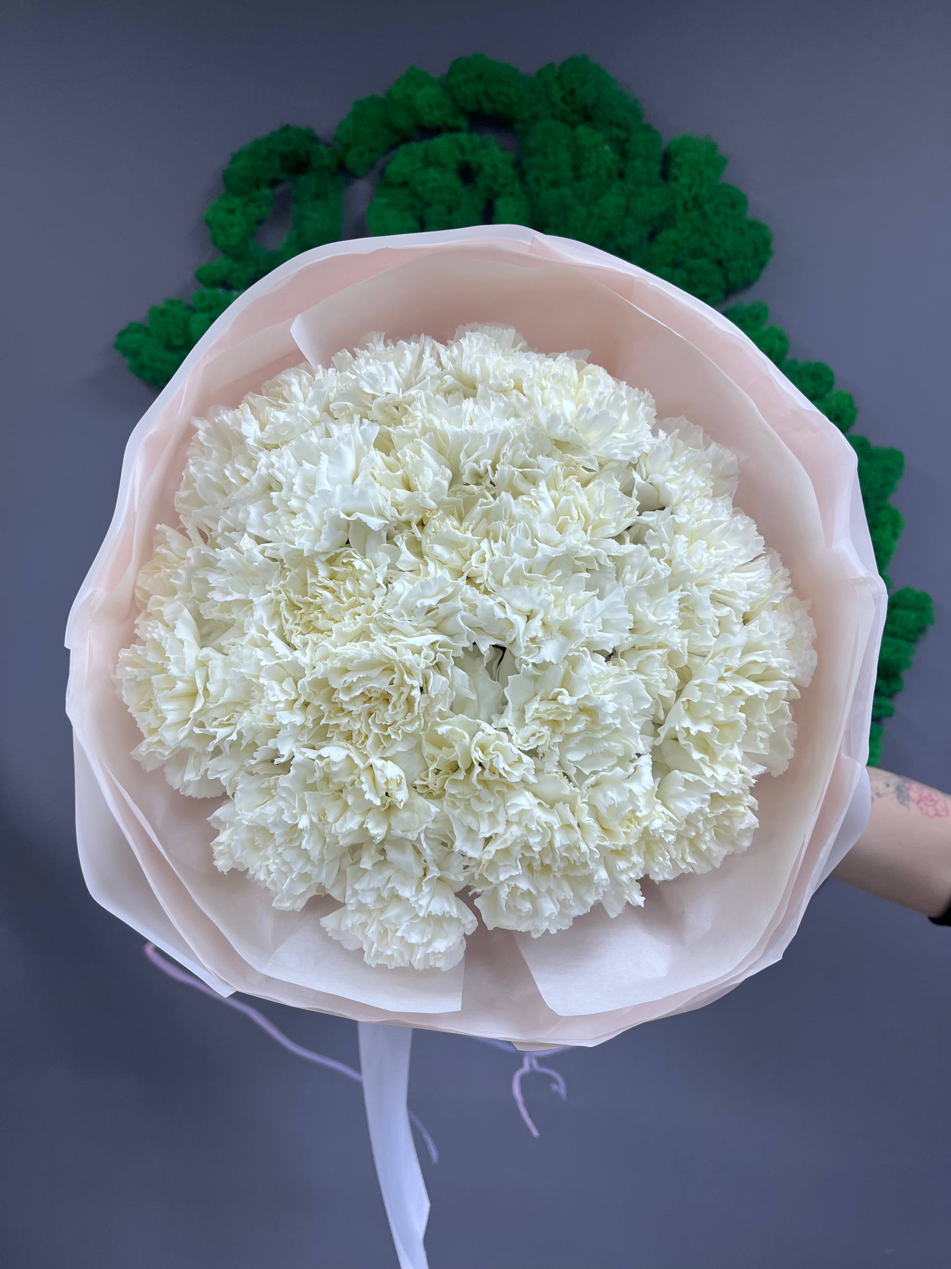 31 белый диантус