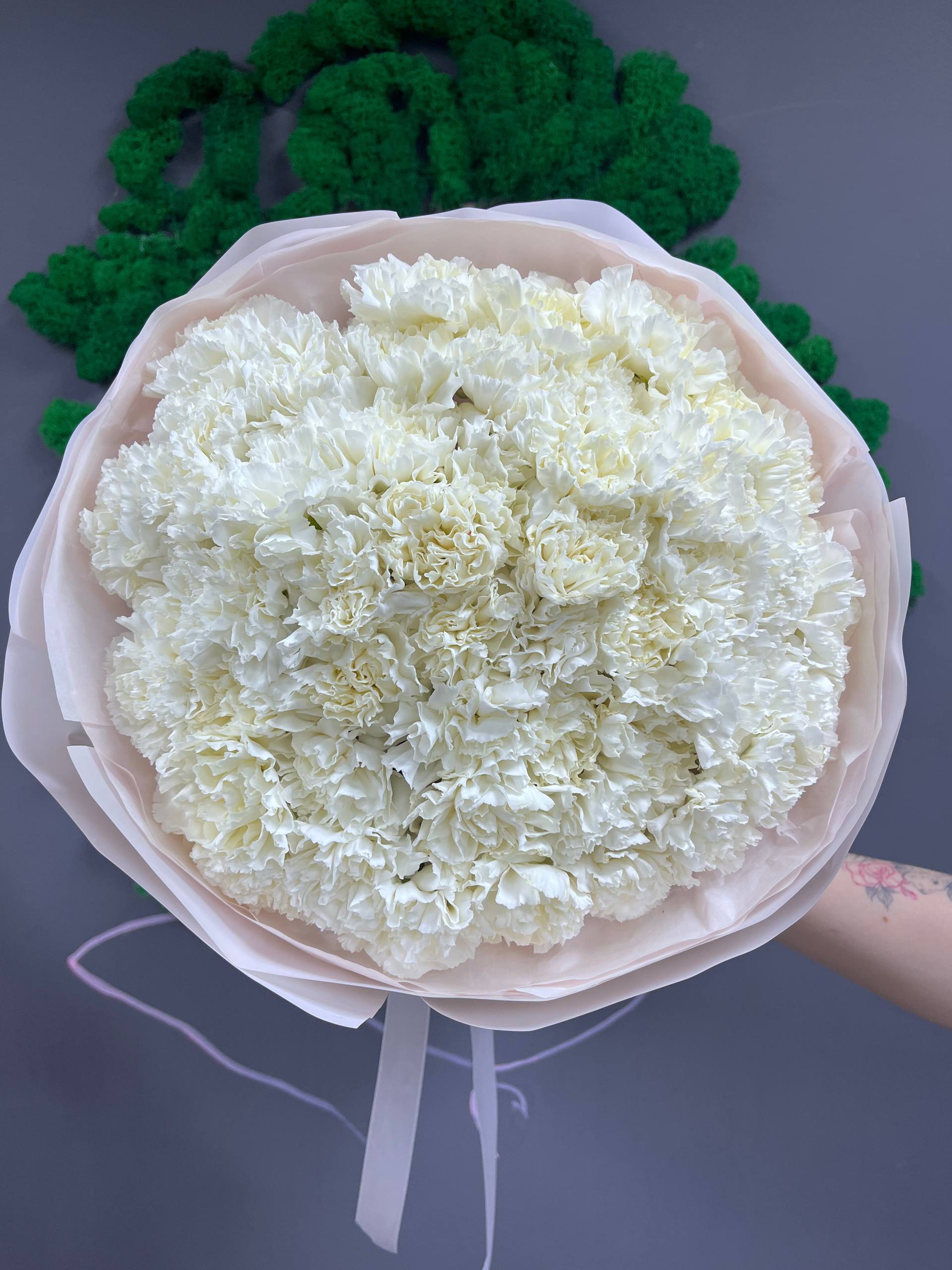 51 белый диантус